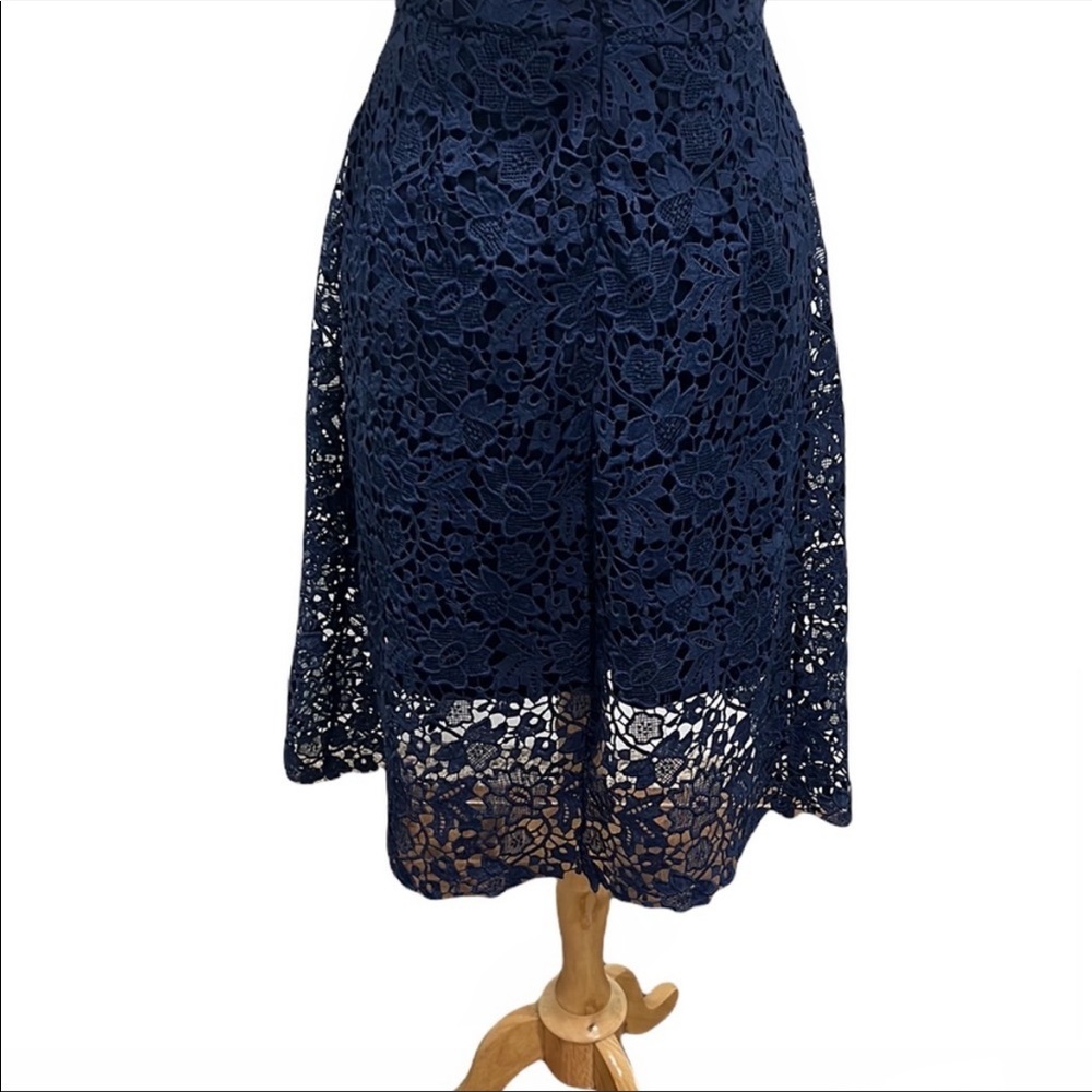 FIND - ASTR the Label Blue Lace Dress Size L - Picture 8 of 8